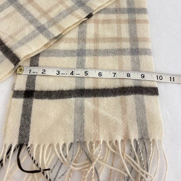 Charter Club 100% Cashmere Scarf 10"x 62" - Picture 3 of 3